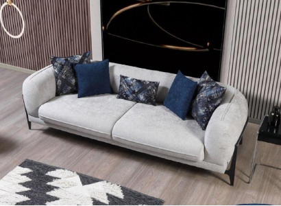 Modern three-seater fabric furniture living room couch designer furniture sofas